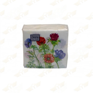 Салфетки "Desha"/"DESIGN" с рисунком 25х25 40шт