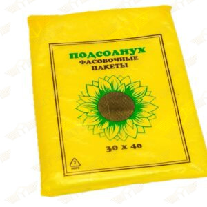 Пакет фасовочный 30х40х10 "Подсолнух"