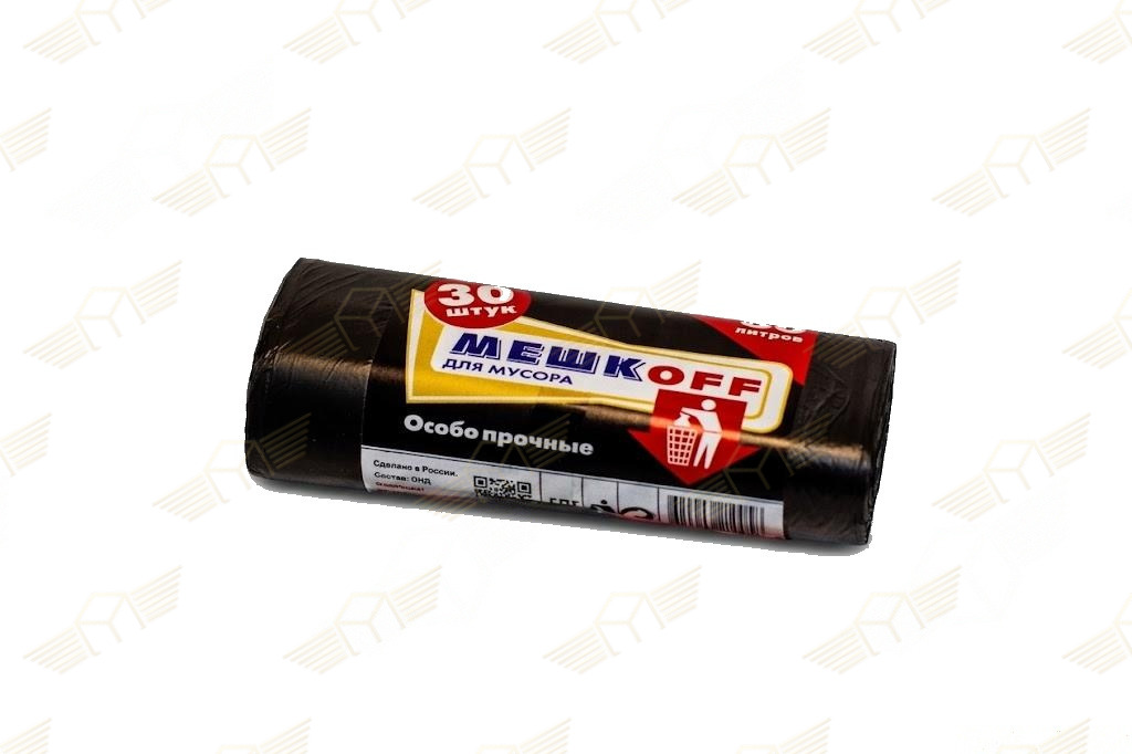 Мешки мусорные "МЕШКОFF" 30л/30шт (элитные)