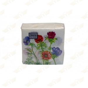 Салфетки "Desha"/"DESIGN" с рисунком 25х25 40шт