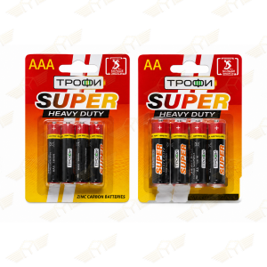 Батарейки Трофи R03/R06 BL4 SUPER HEAVY DUTY ZINC